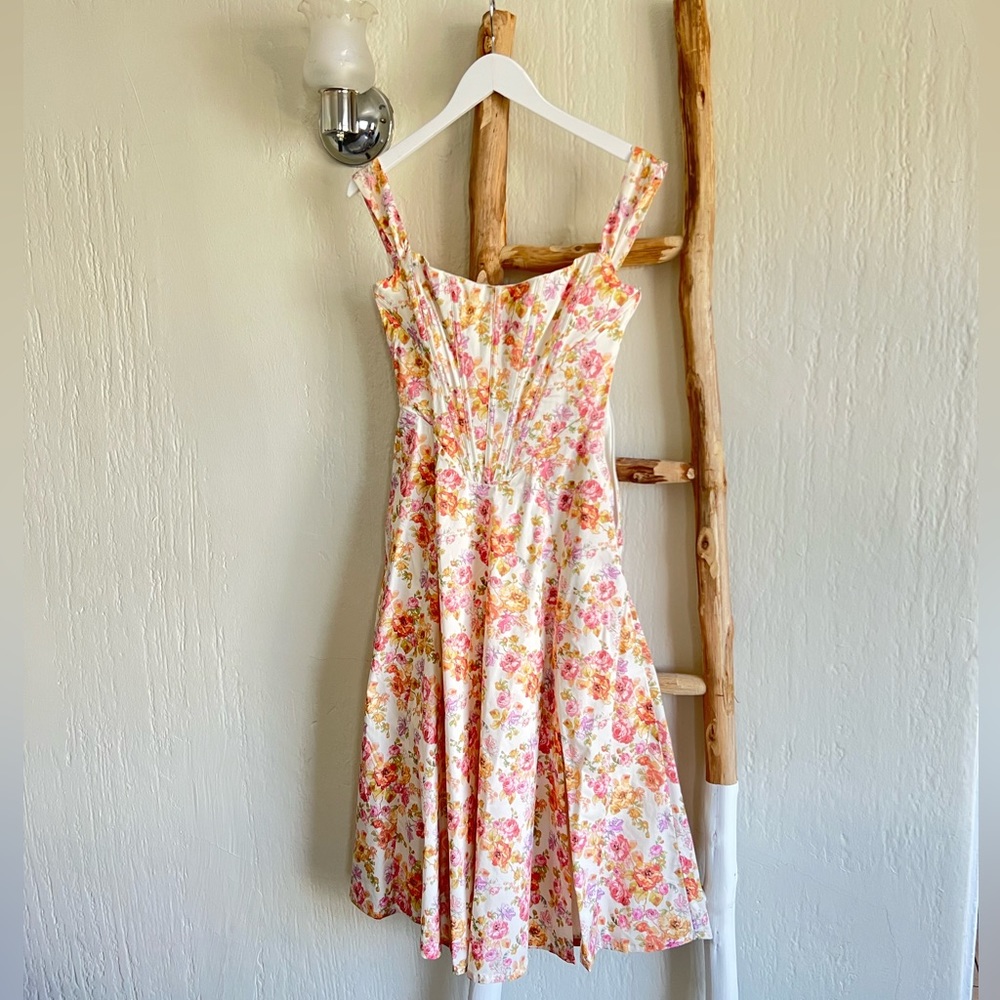 House of CB Floral Corset Dress